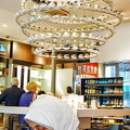 Central decoration with all Illy espresso cups